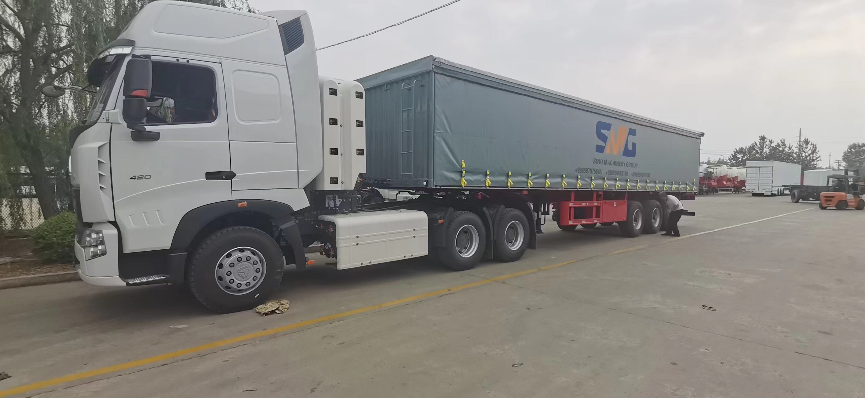 Container semi-trailer  used and brand new